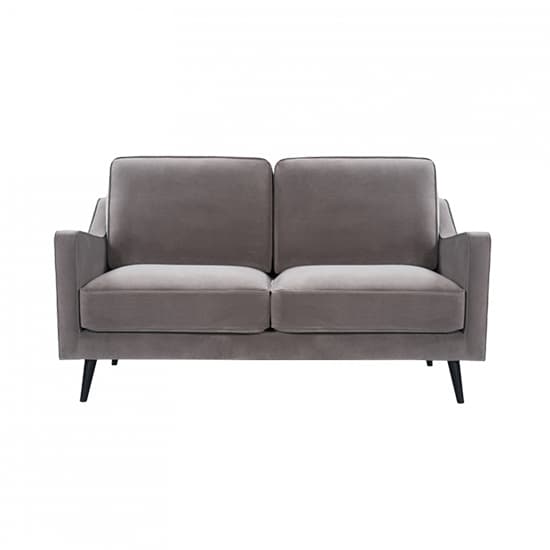 Darius Velvet 2 Seater Sofa In Stone Grey_1