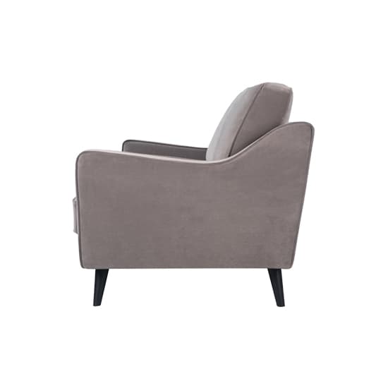 Darius Velvet 2.5 Seater Sofa In Stone Grey_3