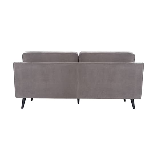Darius Velvet 2.5 Seater Sofa In Stone Grey_4
