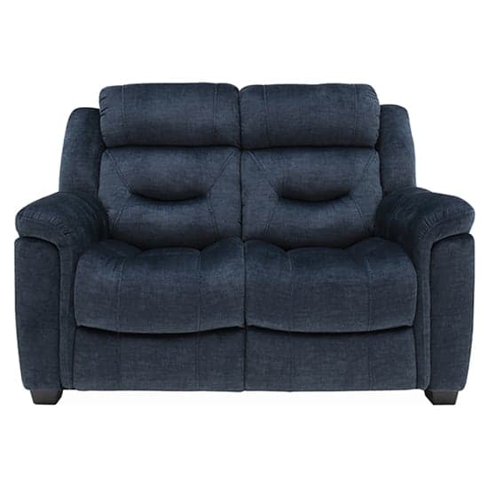 Darley Upholstered Fabric 2 Seater Sofa In Blue_3