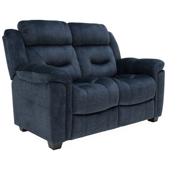 Darley Upholstered Fabric 2 Seater Sofa In Blue_2