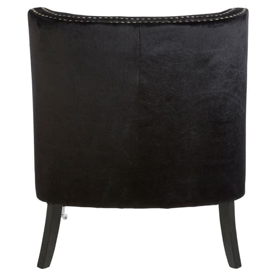 Darligo Upholstered Velvet Armchair In Black_4