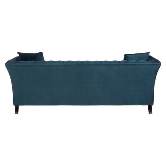 Dartford Upholstered Velvet 3 Seater Sofa In Midnight Blue_4