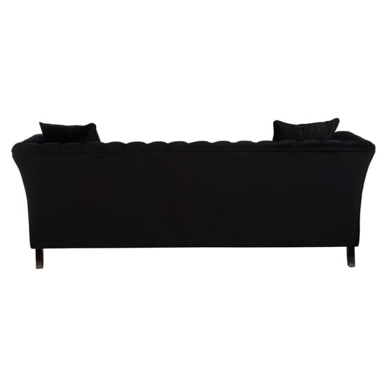 Dartford Upholstered Velvet 3 Seater Sofa In Onyx Black_4