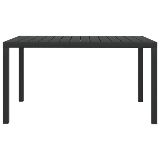 Darwen Aluminium Garden Dining Table Medium In Black_2
