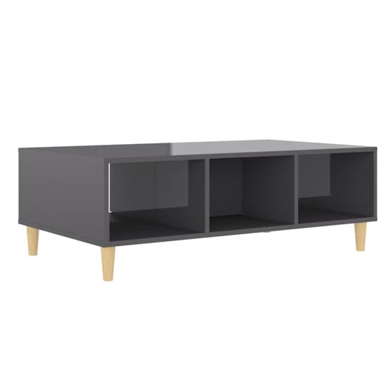 Dastan High Gloss Coffee Table With 1 Door In Grey_6