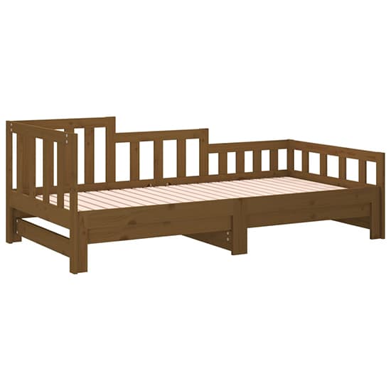 Davey Solid Pinewood Pull-Out Single Day Bed In Honey Brown_6