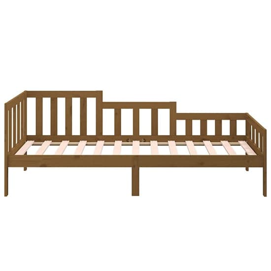 Davey Solid Pinewood Single Day Bed In Honey Brown_4