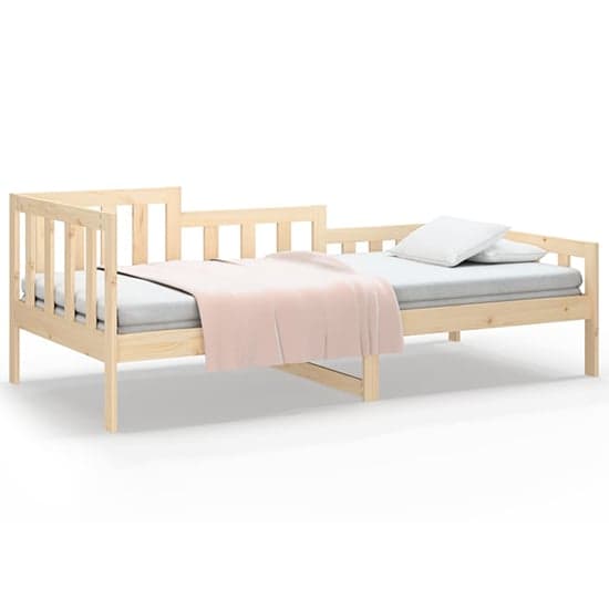 Davey Solid Pinewood Single Day Bed In Natural_2