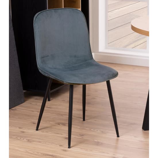 Davos Grey Fabric Dining Chairs In Pair_6