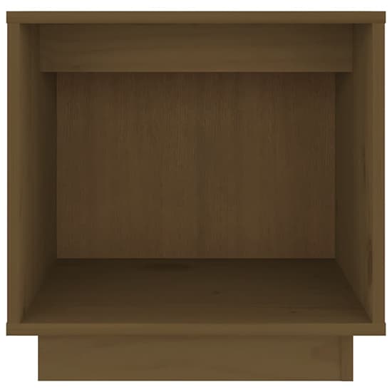Dawes Solid Pinewood Bedside Cabinet In Honey Brown_3