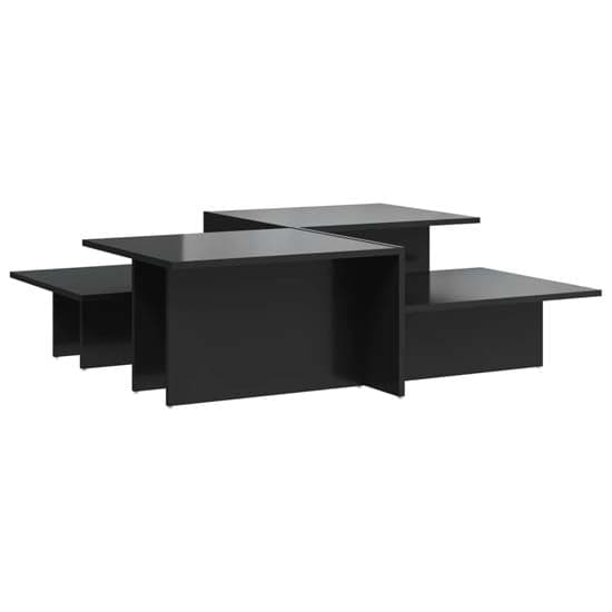 Delft High Gloss Set Of 2 Coffee Tables In Black_2