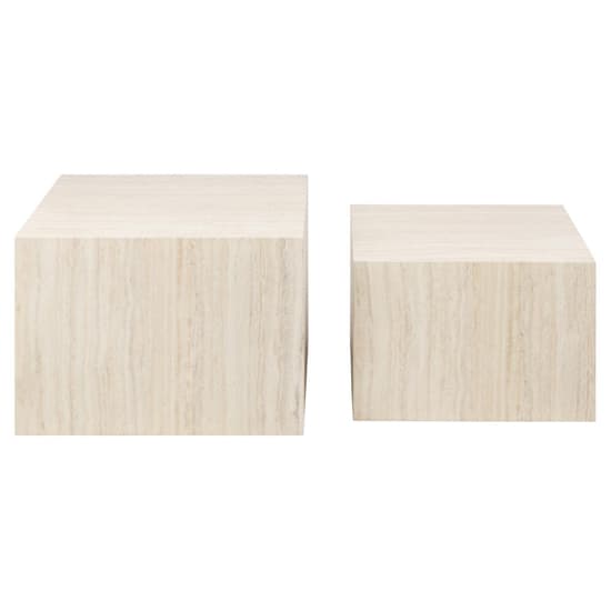 Delft Wooden Set Of 2 Coffee Tables In Travertine_3