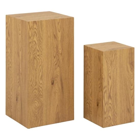 Delft Wooden Set Of 2 Side Tables In Matt Wild Oak_2