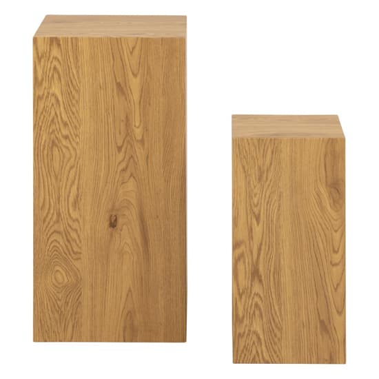 Delft Wooden Set Of 2 Side Tables In Matt Wild Oak_3