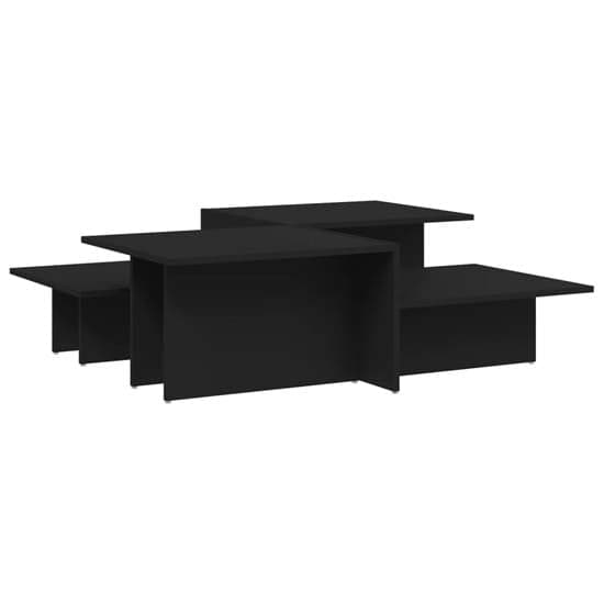 Delft Wooden Set Of 2 Coffee Tables In Black_2