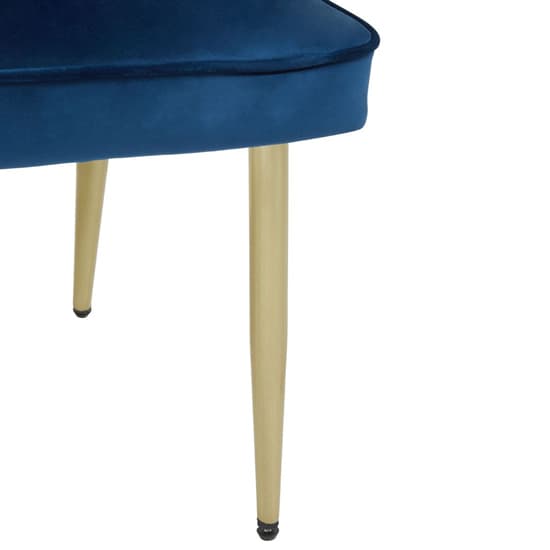 Demine Midnight Blue Velvet Dining Chairs In A Pair_7