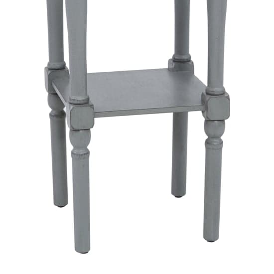 Denver Pine Wood End Table With 1 Drawer In Grey_4