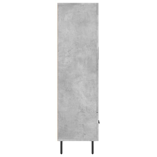 Derby Display Cabinet With 2 Doors 1 Drawer In Concrete Effect_5