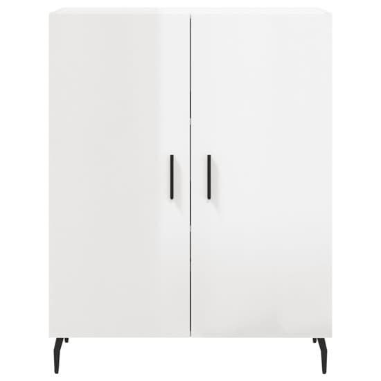 Derby High Gloss Sideboard With 2 Doors In White_3