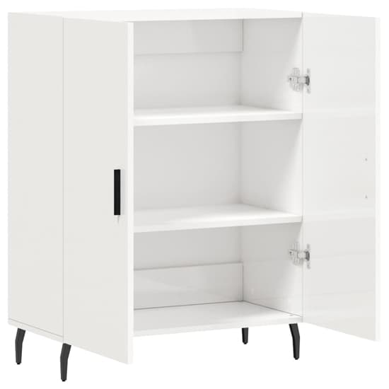 Derby High Gloss Sideboard With 2 Doors In White_4