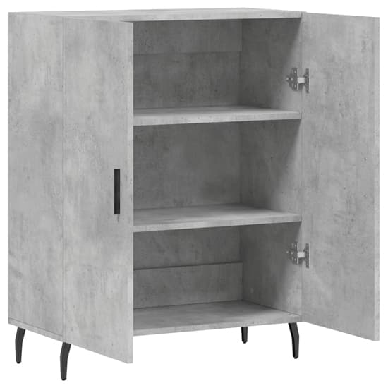 Derby Wooden Sideboard With 2 Doors In Concrete Effect_4