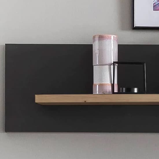 Derry Wooden Wall Shelf In Artisan Oak And Graphite_4