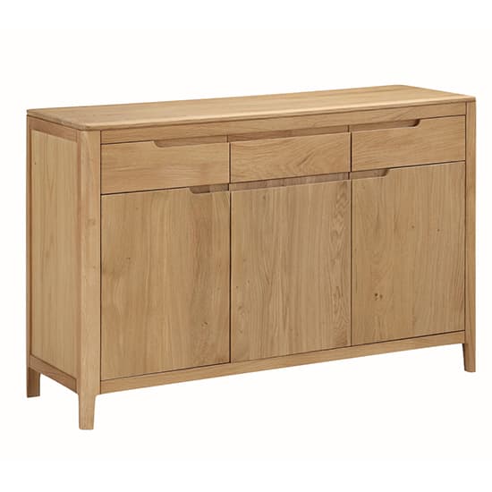 Derry Wooden Sideboard With 3 Doors 3 Drawers In Oak_1