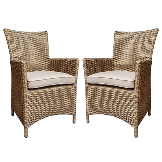 Derya Natural Wicker High Back Dining Chairs In Pair_1