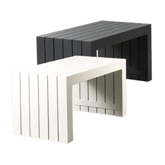 Dunstar Outdoor Heavy Weight Aluminium Coffee Table In White_2