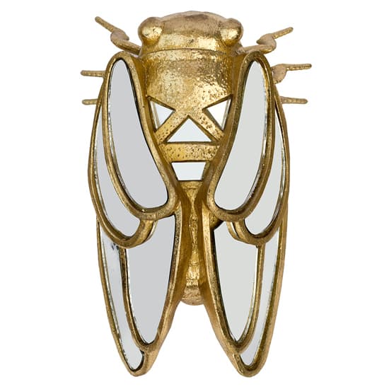 Destin Cicada Bug Ornament In Gold_4