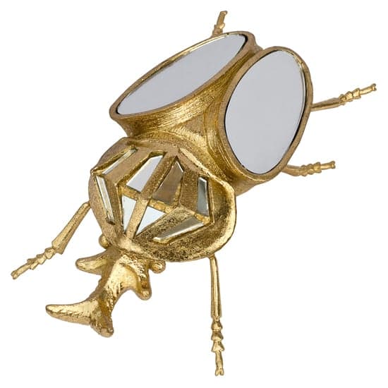 Destin Rhino Beetle Ornament In Gold_2