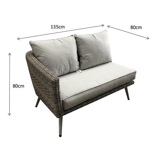 Deven U Shape 10 Seater Dining Sofa With Fire Pit In Fine Grey_10
