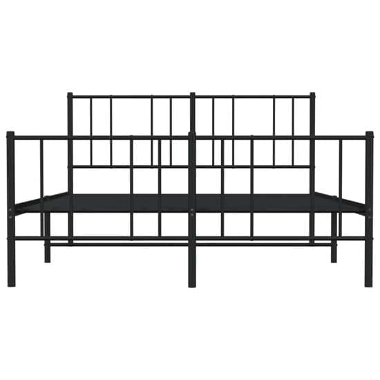 Devlin Metal Small Double Bed In Black_4