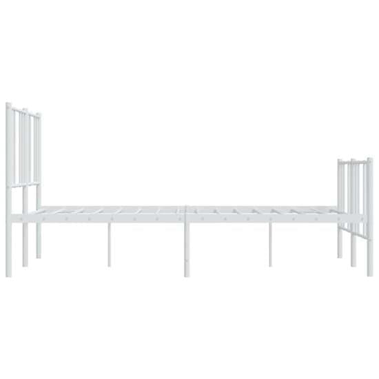 Devlin Metal Small Double Bed In White_5