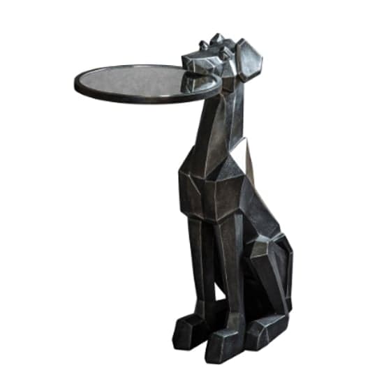 Dexmen Glass Top Dog Side Table In Black_2