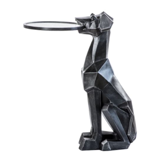 Dexmen Glass Top Dog Side Table In Black_4