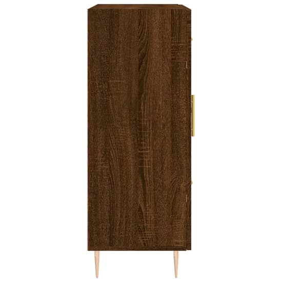 Didim Wooden Sideboard With 1 Door 3 Drawers In Brown Oak_5
