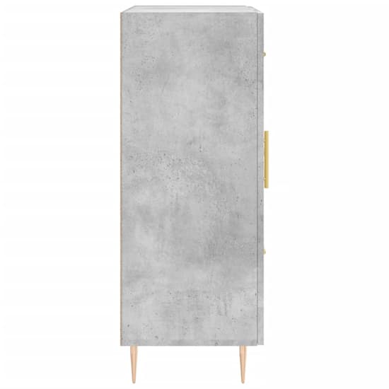 Didim Wooden Sideboard With 1 Door 3 Drawers In Concrete Effect_6