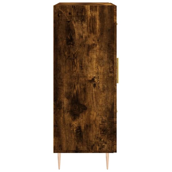 Didim Wooden Sideboard With 1 Door 3 Drawers In Smoked Oak_5