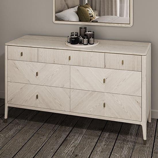 Dileta Wooden Chest Of 7 Drawers In White_1