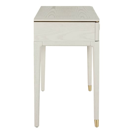 Dileta Wooden Dressing Table With 2 Drawers In White_4