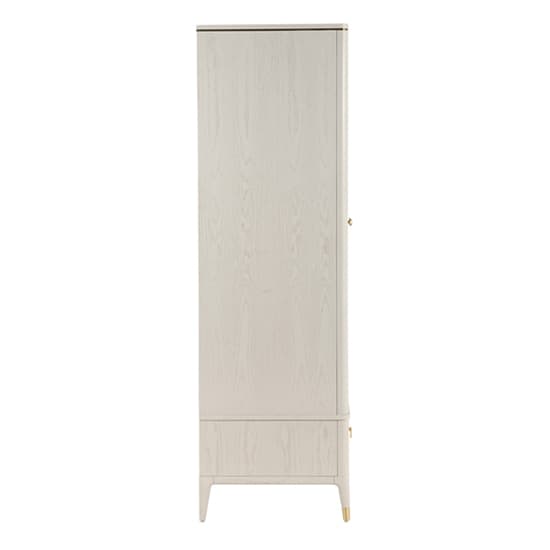 Dileta Wooden Wardrobe With 2 Doors In White_4