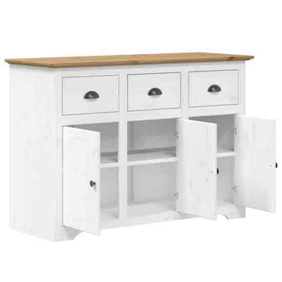 Dillon Wooden Sideboard With 3 Doors 3 Drawers In Oak And White_2
