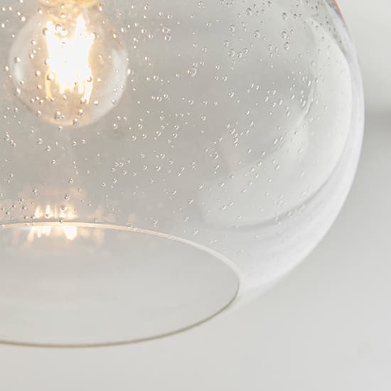 Dimitri Bubble Glass Ceiling Pendant Light In Clear_6