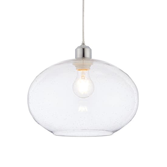 Dimitri Bubble Glass Ceiling Pendant Light In Clear_1