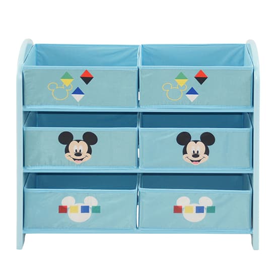 Disney Mickey Mouse Childrens Wooden Storage Cabinet In Blue_4