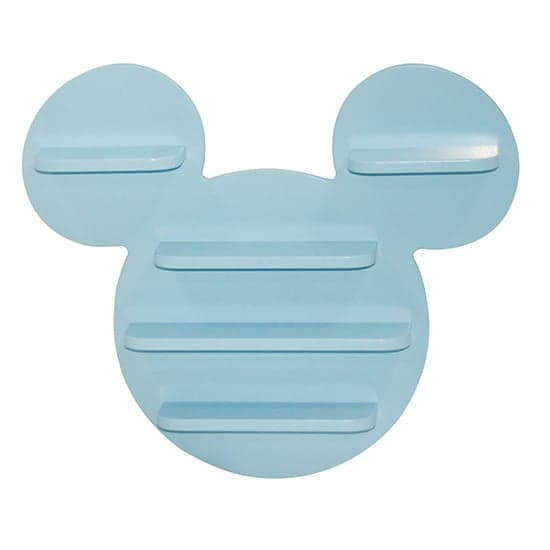Disney Mickey Mouse Childrens Wooden Wall Shelf In Blue_3