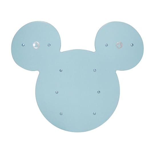 Disney Mickey Mouse Childrens Wooden Wall Shelf In Blue_4