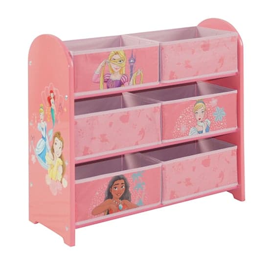 Disney Princess Childrens Wooden Storage Cabinet In Pink_5